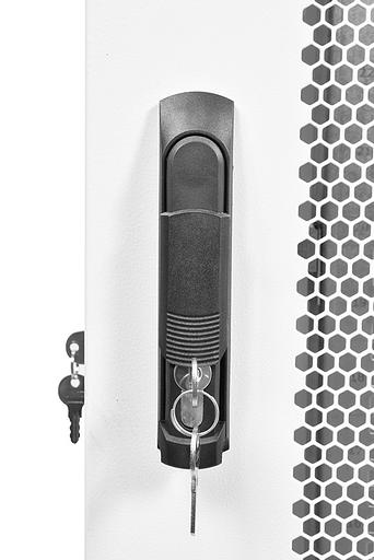 Шкаф коммутационный ЦМО (ШТК-М-33.6.8-4ААА) 33U 600x800мм пер.дв.перфор. задн.дв.стал.лист 2 бок.пан. 450кг белый фото 7