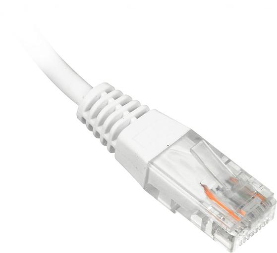 Патч-корд Lanmaster UTP TWT-45-45-0.5-WH вилка RJ-45-вилка RJ-45 кат.5е 0.5м белый ПВХ фото 2
