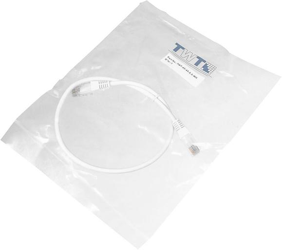Патч-корд Lanmaster UTP TWT-45-45-0.5-WH вилка RJ-45-вилка RJ-45 кат.5е 0.5м белый ПВХ фото 3