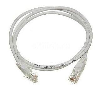 Кабель Патч-корд Lanmaster TWT-45-45-1.0-WH вилка RJ-45-вилка RJ-45 кат.5е 1м белый ПВХ фото 1