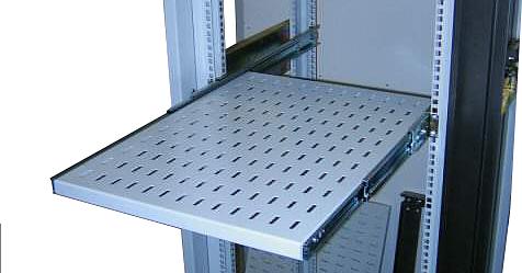 Полка выдвижная ЦМО ТСВ-45 1U нагр.:30кг. 19" 455мм серый (упак.:1шт) фото 3