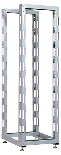 Стойка двухрамная ЦМО СТК-42.2 42U 620ммX800мм направл.закл.гайки 350кг серый фото 1
