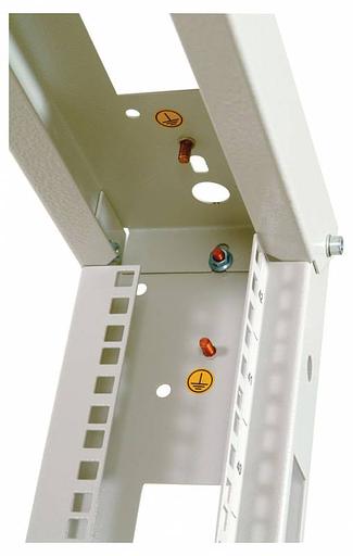 Стойка двухрамная ЦМО СТК-42.2 42U 620ммX800мм направл.закл.гайки 350кг серый фото 3