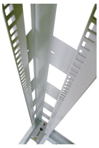 Стойка двухрамная ЦМО СТК-42.2 42U 620ммX800мм направл.закл.гайки 350кг серый фото 7