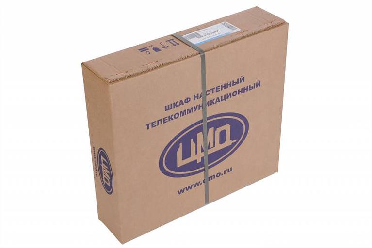 Шкаф коммутационный ЦМО ШРН-Э-12.500.1 12U 600x520мм пер.дв.стал.лист несъемн.бок.пан. серый фото 2