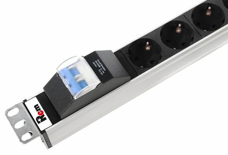 Блок распределения питания Rem R-16-7S-A-440-K гор.размещ. 7xSchuko базовые 16A клеммная колодка фото 2