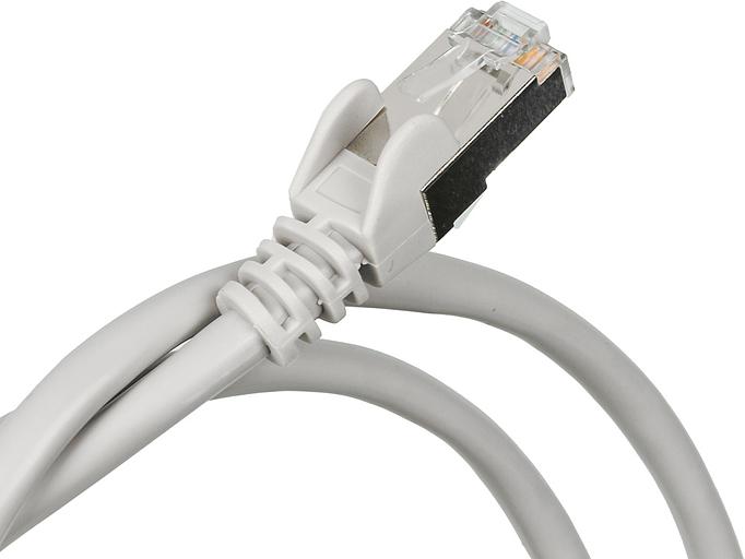 Патч-корд Lanmaster TWT-45-45-1.0/S-GY вилка RJ-45-вилка RJ-45 кат.5е 1м серый ПВХ (уп.:1шт) фото 2