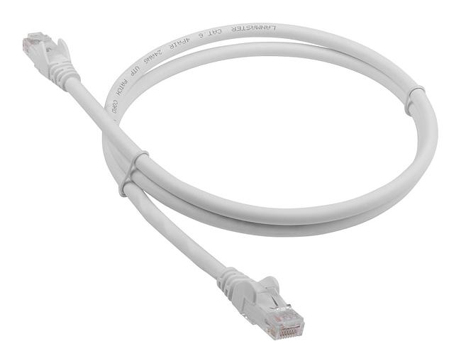 Патч-корд Lanmaster LAN-PC45/U6-2.0-WH вилка RJ-45-вилка RJ-45 кат.6 2м белый LSZH (уп.:1шт) фото 1