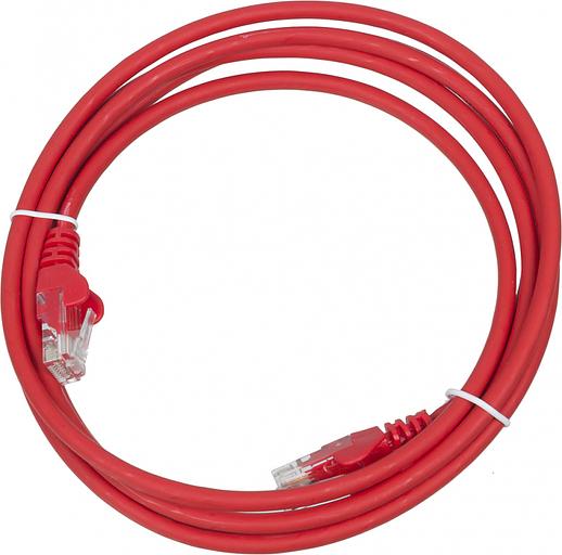 Патч-корд Lanmaster UTP LAN-PC45/U5E-2.0-RD вилка RJ-45-вилка RJ-45 кат.5е 2м красный LSZH (уп.:1шт) фото 2