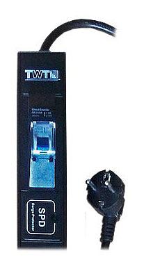 Блок распределения питания Lanmaster TWT-PDV-20C3-GP верт.размещ. 20xC13 базовые 16A Schuko 3м фото 2