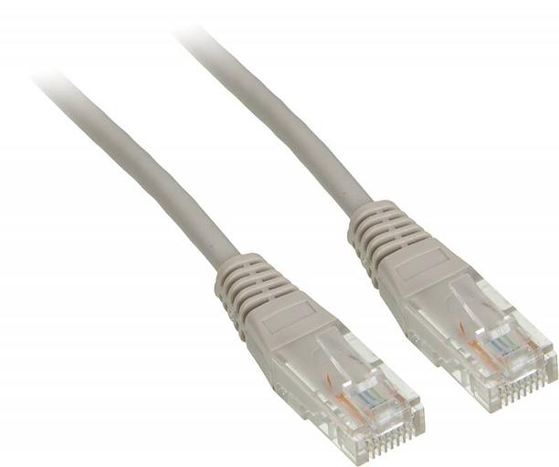 Патч-корд Lanmaster UTP TWT-45-45-10-GY UTP вилка RJ-45-вилка RJ-45 кат.5е 10м серый ПВХ (уп.:1шт) фото 2