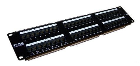 Патч-панель Lanmaster TWT-PP48UTP 19" 2U 48xRJ45 кат.5e UTP фото 1