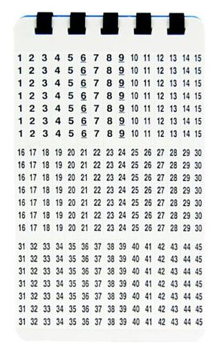 Маркер Lanmaster LAN-MCL-25x10x7 25x10мм полиэстр (упак:64шт) для лазерных принтеров белый фото 1