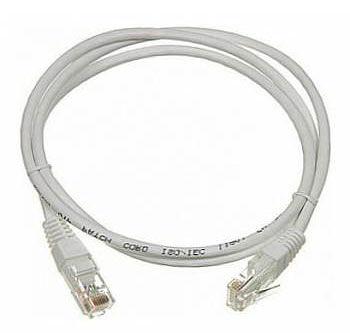 Патч-корд Lanmaster UTP TWT-45-45-2.0/6-GY вилка RJ-45-вилка RJ-45 кат.6 2м серый ПВХ фото 1
