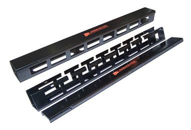 Кабельный органайзер Горизонтальный Lanmaster LAN-ORG/CVP-1U односторонний пальцы 1U шир.:19" глуб.:44мм фото 1