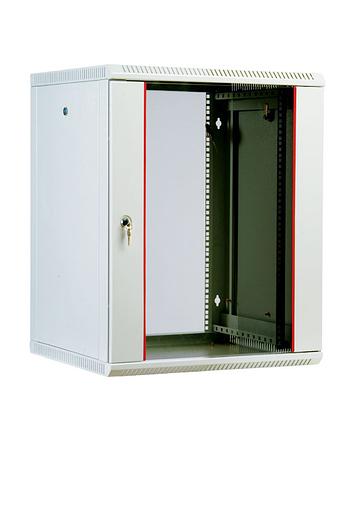 Шкаф коммутационный ЦМО ШРН-М-9.650 9U 600x650мм пер.дв.стекл 50кг серый фото 1