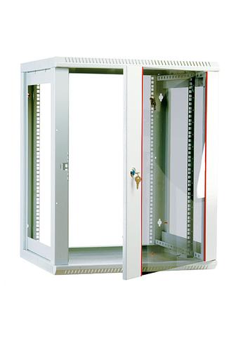 Шкаф коммутационный ЦМО ШРН-М-12.650 12U 600x650мм пер.дв.стекл 50кг серый фото 8