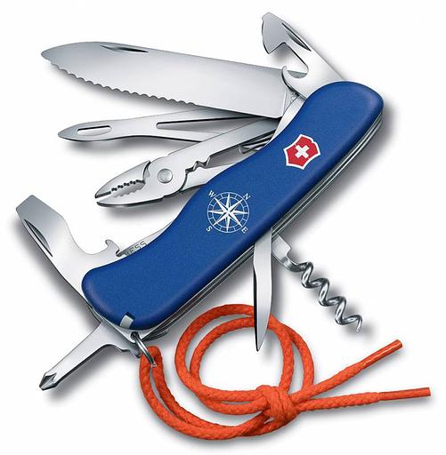 Нож перочинный Victorinox SKIPPER (0.8593.2W) 111мм 18функций синий фото 1