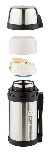 Термос Thermos FDH Stainless Steel Vacuum Flask 1.65л. стальной/черный (923646) фото 1