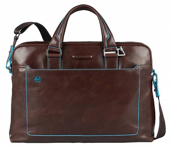 Сумка Piquadro Blue Square CA3335B2/MO коричневый натур.кожа фото 1