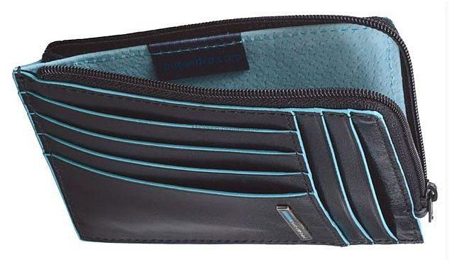 Чехол для кредитных карт Piquadro Blue Square PU1243B2R/N черный натур.кожа фото 2