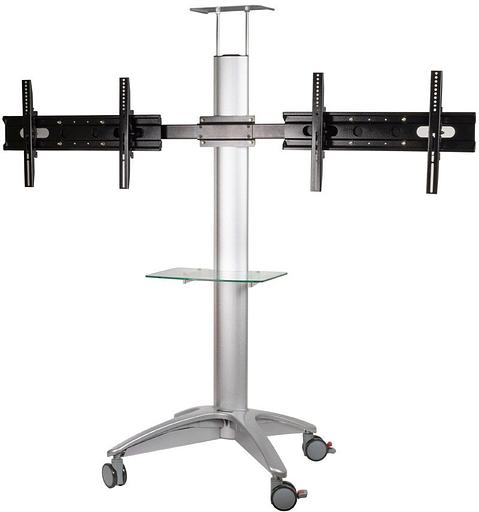 Подставка для телевизора Arm Media PT-STAND-15 серебристый 26"-55" макс.120кг напольный наклон фото 4