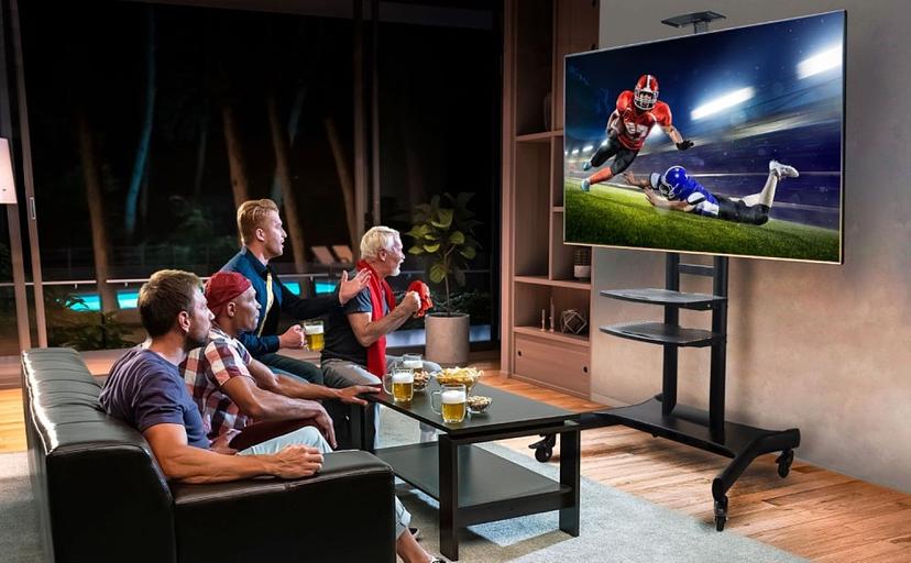 Подставка для телевизора Onkron TS1881 черный 50"-86" макс.105.9кг напольный мобильный фото 8