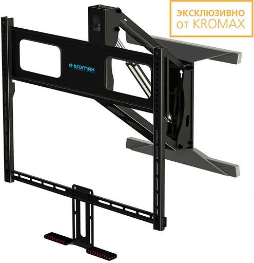 Кронштейн для телевизора Kromax ATLANTIS-99 черный 40"-65" макс.35кг настенный поворот и наклон верт.перемещ. фото 3