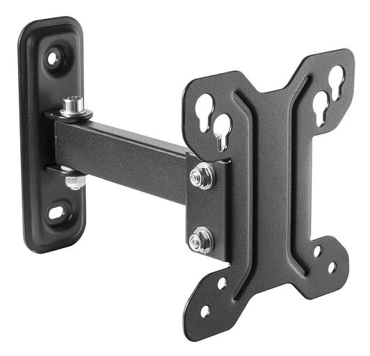 Кронштейн для телевизора Ultramounts UM 892 черный 13"-27" макс.30кг настенный поворотно-выдвижной и наклонный фото 1