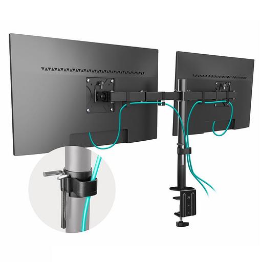 Кронштейн для мониторов Onkron D221E черный 13"-32" макс.16кг настольный поворот и наклон фото 4