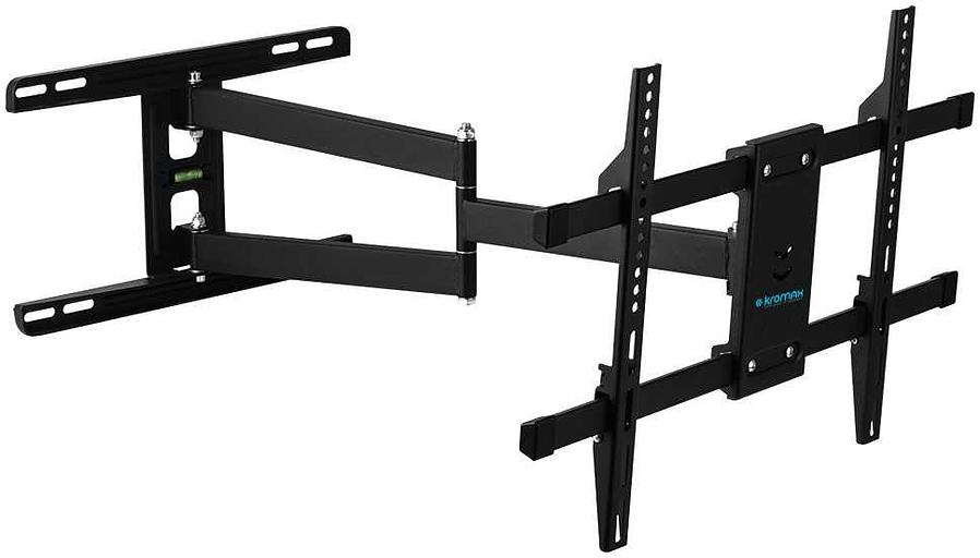 Кронштейн для телевизора Kromax DIX-20 черный 22"-65" макс.45кг настенный поворотно-выдвижной и наклонный фото 1