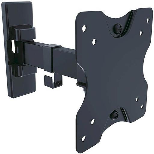 Кронштейн для телевизора Ultramounts UM 860 черный 13"-27" макс.20кг настенный поворот и наклон фото 1