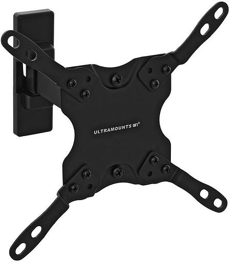 Кронштейн для телевизора Ultramounts UM 864B черный 13"-42" макс.20кг настенный поворотно-выдвижной и наклонный фото 1