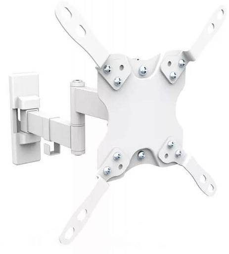 Кронштейн для телевизора Ultramounts UM 864W белый 13"-42" макс.20кг настенный поворотно-выдвижной и наклонный фото 1