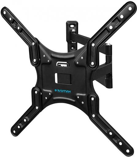Кронштейн для телевизора Kromax DIX-25 черный 24"-55" макс.20кг настенный поворотно-выдвижной и наклонный фото 1