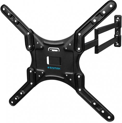 Кронштейн для телевизора Kromax DIX-25 черный 24"-55" макс.20кг настенный поворотно-выдвижной и наклонный фото 2