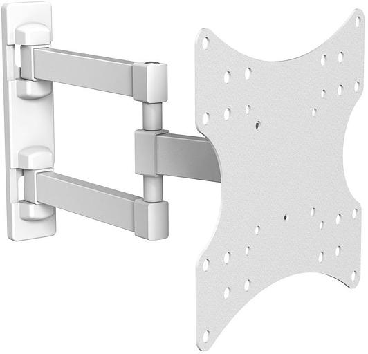 Кронштейн для телевизора Ultramounts UM 867W белый 23"-42" макс.20кг настенный поворот и наклон фото 1