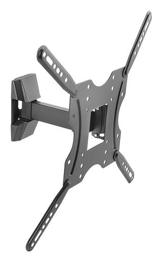 Кронштейн для телевизора Ultramounts UM 901 черный 32"-55" макс.30кг настенный поворотно-выдвижной и наклонный фото 1