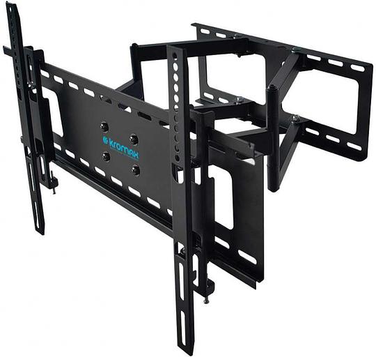 Кронштейн для телевизора Kromax ATLANTIS-80 черный 32"-75" макс.50кг настенный поворотно-выдвижной и наклонный фото 1