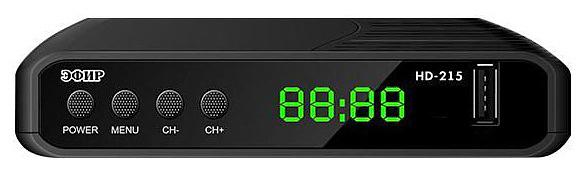 Ресивер DVB-T2 Сигнал Эфир HD-215 черный фото 1