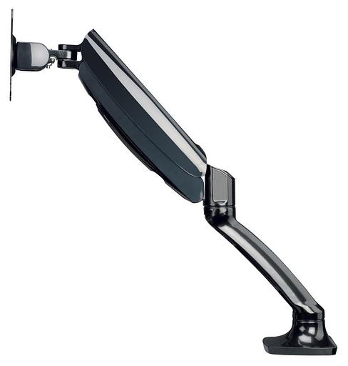 Кронштейн для мониторов ЖК Hama Fullmotion черный-26" макс.5кг крепление к столешнице поворот и наклон фото 2