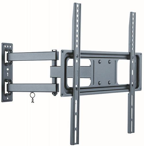 Кронштейн для телевизора Ultramounts UM 872 черный 32"-55" макс.35кг настенный поворотно-выдвижной и наклонный фото 1