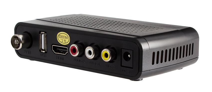 Ресивер DVB-T2 Hyundai H-DVB520 черный фото 2