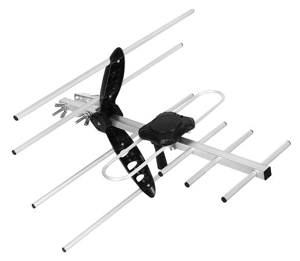 Антенна телевизионная Hyundai H-TAE240 15дБ пассивная серебристый фото 2