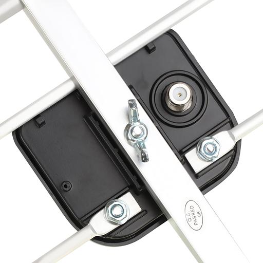 Антенна телевизионная Hyundai H-TAE260 17дБ пассивная серебристый фото 9