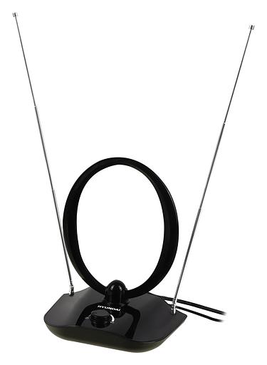 Антенна телевизионная Hyundai H-TAI400 30дБ активная черный фото 1