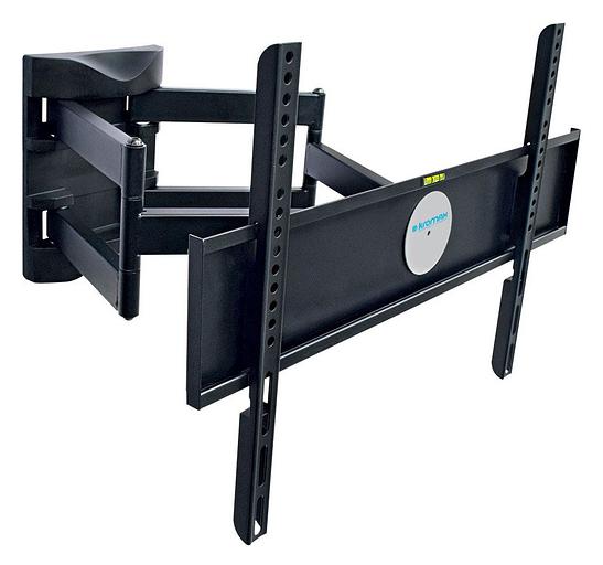 Кронштейн для телевизора Kromax ATLANTIS-55 черный 26"-55" макс.45кг настенный поворотно-выдвижной и наклонный фото 1