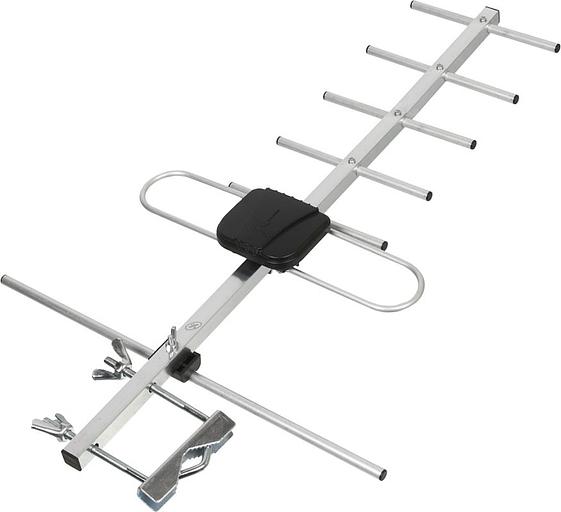 Антенна телевизионная Hyundai H-TAE120 11дБ пассивная серебристый фото 1