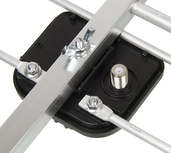 Антенна телевизионная Hyundai H-TAE120 11дБ пассивная серебристый фото 3