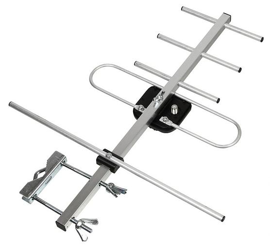 Антенна телевизионная Hyundai H-TAE100 5дБ пассивная серебристый фото 3